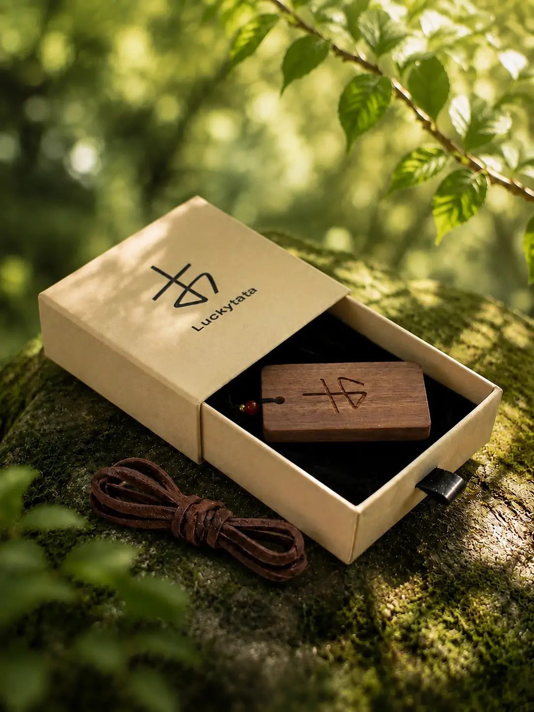 Luckytata Rectangle Shaped Pendant