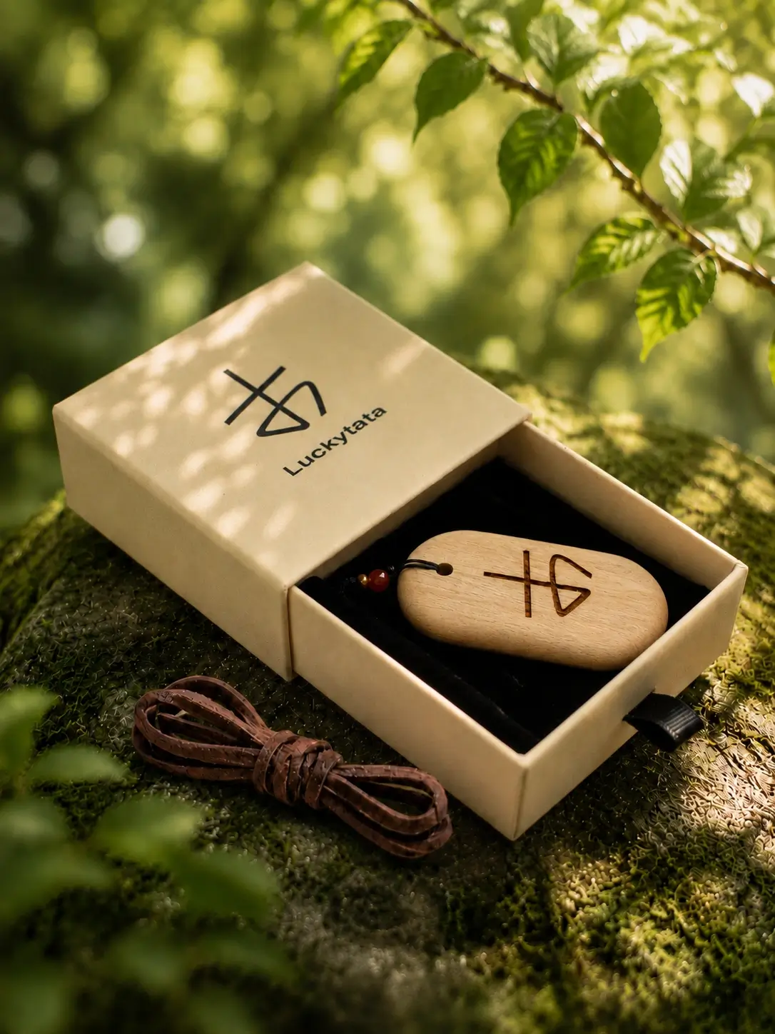 Luckytata Rounded Rectangle Pendant