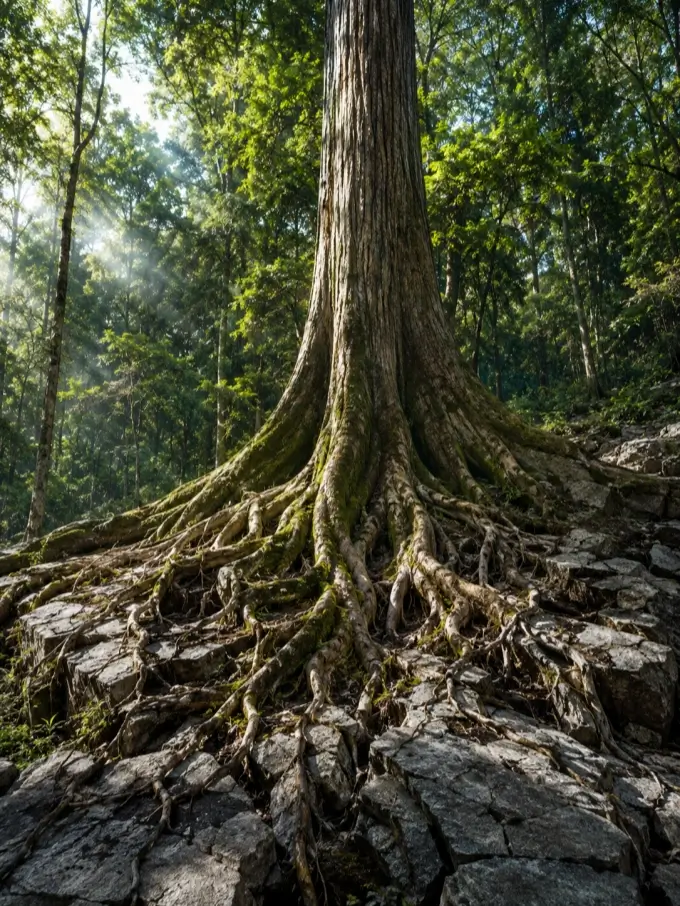 How Dead Wood Powerhouses Defy Gravity
