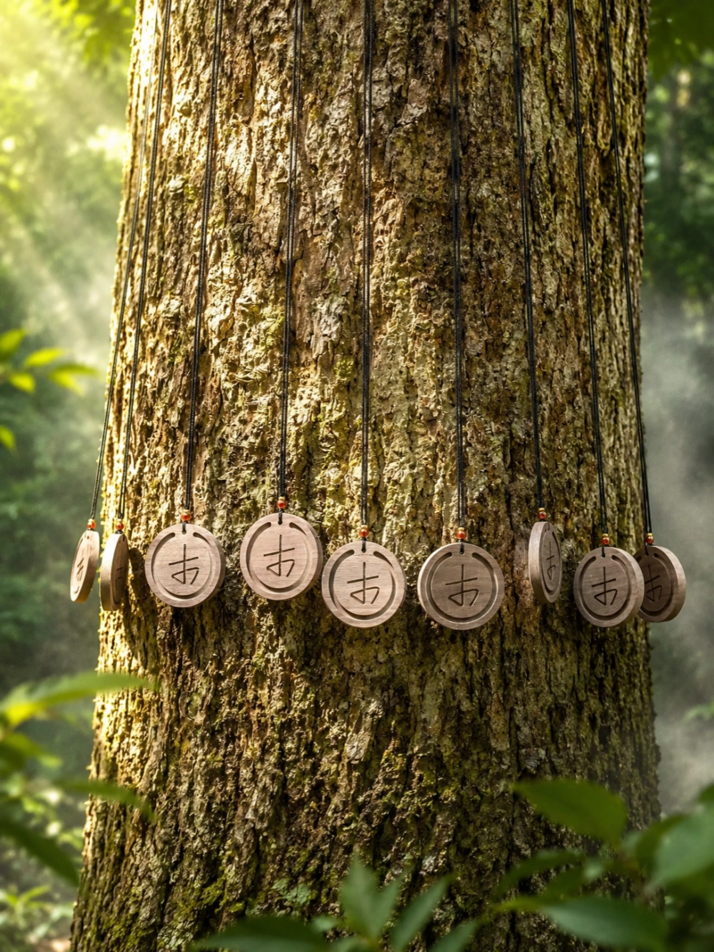 Luckytata Grooved Circle Pendant