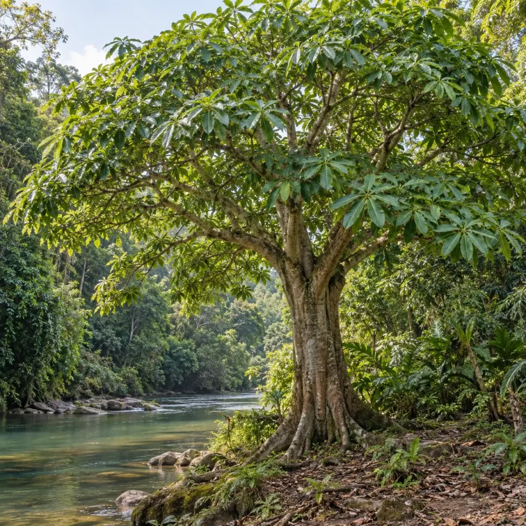 Pachira aquatica Brings Tropical Beauty and Good Fortune